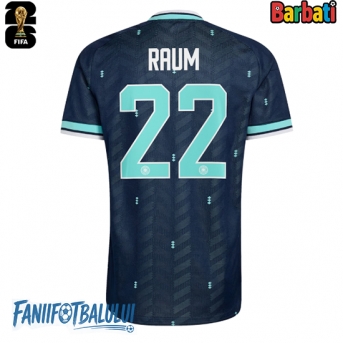Germania David Raum #22 Tricou Fotbal Replică Mondial 2026 Barbati Deplasare